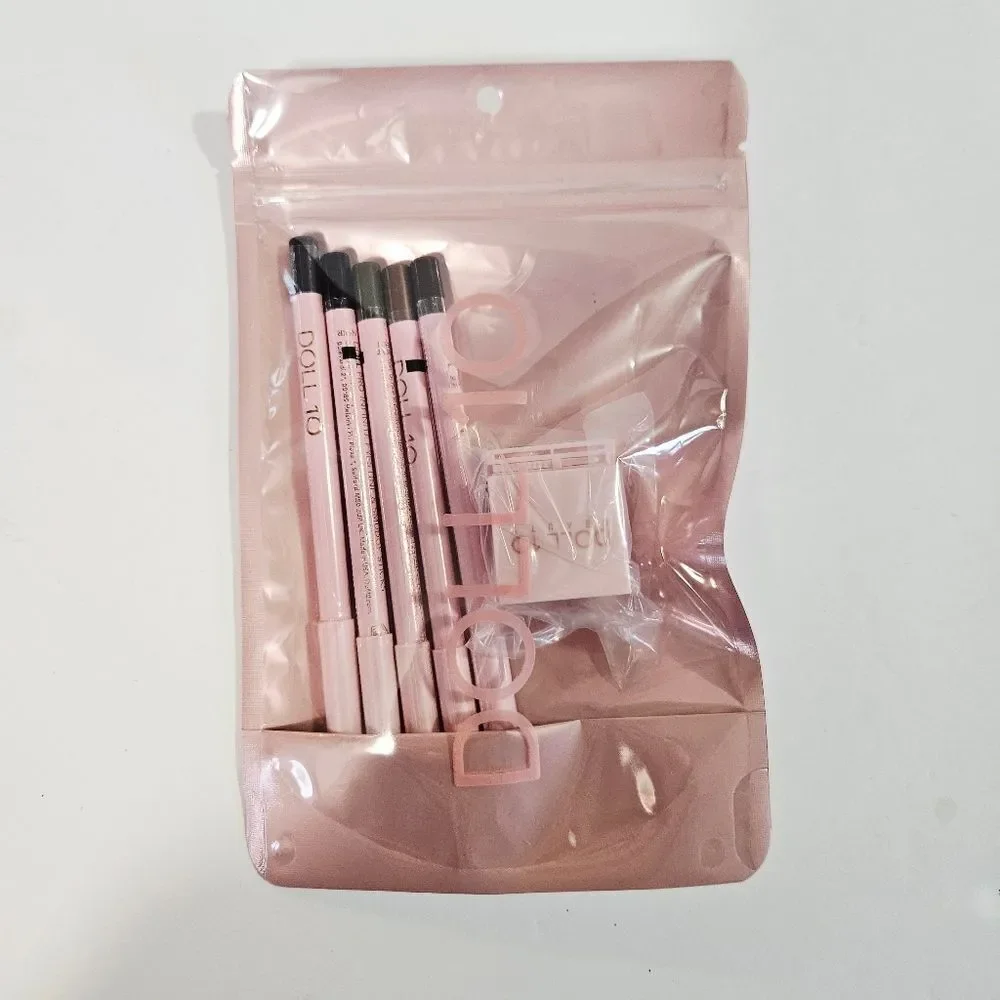 NWT Doll 10 Pro 5-piece Infinite Eyeliner Line Smudge Sticks Set & Sharpener